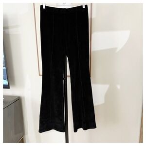 Re/Done‎ Velour/velvet  Flare sweatpants Black Size XS